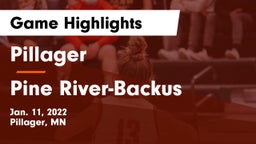 Pillager  vs Pine River-Backus  Game Highlights - Jan. 11, 2022