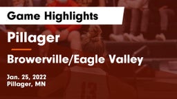 Pillager  vs Browerville/Eagle Valley  Game Highlights - Jan. 25, 2022