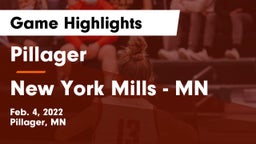 Pillager  vs New York Mills  - MN Game Highlights - Feb. 4, 2022