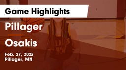 Pillager  vs Osakis  Game Highlights - Feb. 27, 2023