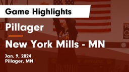 Pillager  vs New York Mills  - MN Game Highlights - Jan. 9, 2024