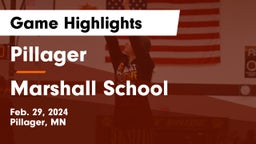 Pillager  vs Marshall School Game Highlights - Feb. 29, 2024