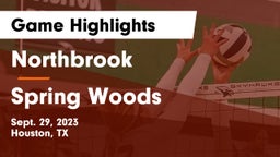 Northbrook  vs Spring Woods  Game Highlights - Sept. 29, 2023