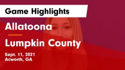 Allatoona  vs Lumpkin County  Game Highlights - Sept. 11, 2021