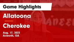 Allatoona  vs Cherokee  Game Highlights - Aug. 17, 2023