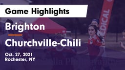Brighton  vs Churchville-Chili  Game Highlights - Oct. 27, 2021