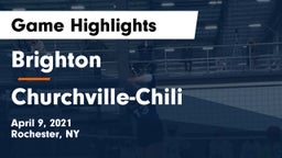 Brighton  vs Churchville-Chili  Game Highlights - April 9, 2021