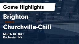 Brighton  vs Churchville-Chili  Game Highlights - March 20, 2021