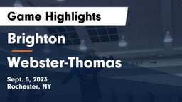 Brighton  vs Webster-Thomas  Game Highlights - Sept. 5, 2023