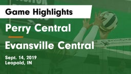 Perry Central  vs Evansville Central Game Highlights - Sept. 14, 2019