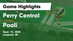Perry Central  vs Paoli  Game Highlights - Sept. 15, 2020