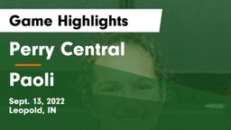Perry Central  vs Paoli  Game Highlights - Sept. 13, 2022