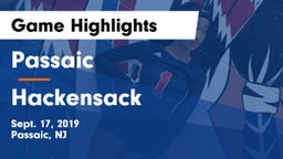 Passaic  vs Hackensack  Game Highlights - Sept. 17, 2019