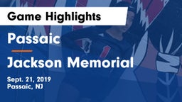 Passaic  vs Jackson Memorial  Game Highlights - Sept. 21, 2019