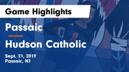 Passaic  vs Hudson Catholic  Game Highlights - Sept. 21, 2019
