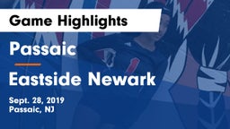 Passaic  vs Eastside Newark Game Highlights - Sept. 28, 2019