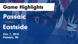 Passaic  vs Eastside Game Highlights - Oct. 7, 2019