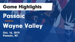Passaic  vs Wayne Valley  Game Highlights - Oct. 16, 2019