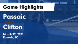 Passaic  vs Clifton  Game Highlights - March 22, 2021