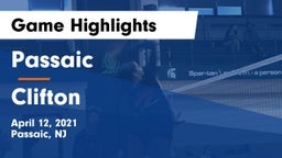 Passaic  vs Clifton  Game Highlights - April 12, 2021