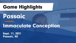 Passaic  vs Immaculate Conception Game Highlights - Sept. 11, 2021
