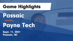 Passaic  vs Payne Tech Game Highlights - Sept. 11, 2021