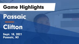 Passaic  vs Clifton  Game Highlights - Sept. 18, 2021