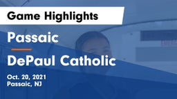Passaic  vs DePaul Catholic  Game Highlights - Oct. 20, 2021