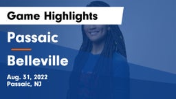 Passaic  vs Belleville Game Highlights - Aug. 31, 2022