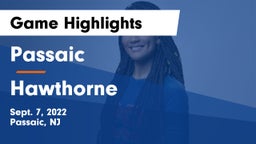 Passaic  vs Hawthorne  Game Highlights - Sept. 7, 2022