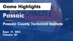 Passaic  vs Passaic County Technical Institute Game Highlights - Sept. 17, 2022