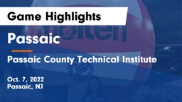 Passaic  vs Passaic County Technical Institute Game Highlights - Oct. 7, 2022