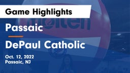 Passaic  vs DePaul Catholic  Game Highlights - Oct. 12, 2022