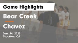 Bear Creek  vs Chavez  Game Highlights - Jan. 24, 2023