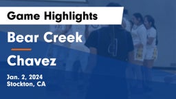 Bear Creek  vs Chavez  Game Highlights - Jan. 2, 2024