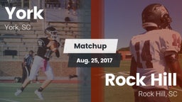 Matchup: York  vs. Rock Hill  2017