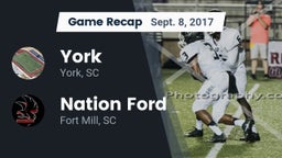 Recap: York  vs. Nation Ford  2017