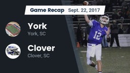 Recap: York  vs. Clover  2017