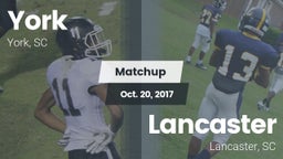 Matchup: York  vs. Lancaster  2017