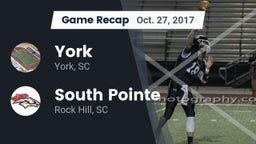 Recap: York  vs. South Pointe  2017