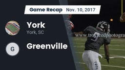 Recap: York  vs. Greenville 2017