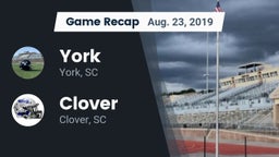 Recap: York  vs. Clover  2019