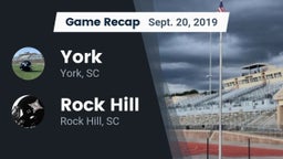 Recap: York  vs. Rock Hill  2019