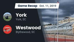 Recap: York  vs. Westwood  2019