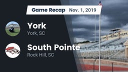 Recap: York  vs. South Pointe  2019