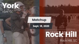 Matchup: York  vs. Rock Hill  2020