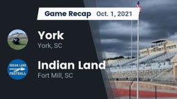 Recap: York  vs. Indian Land  2021