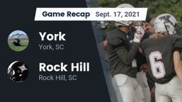 Recap: York  vs. Rock Hill  2021