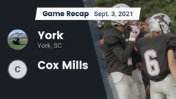 Recap: York  vs. Cox Mills 2021