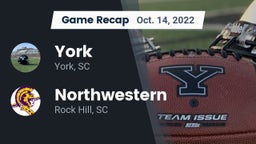 Recap: York  vs. Northwestern  2022